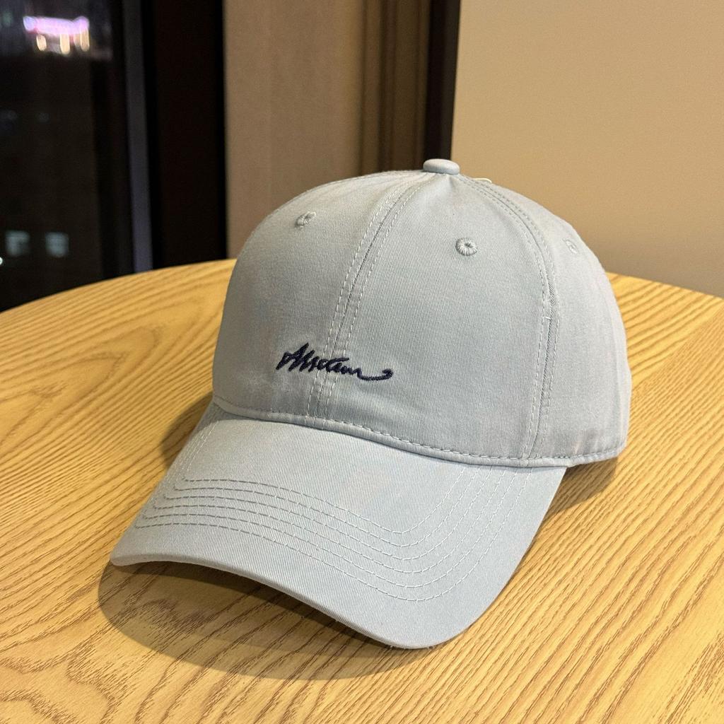 2026New Sun Protection Hat with American Lettering, Soft-top Fashion Baseball Cap for Women, Wide-brimmed Street Cap for Men