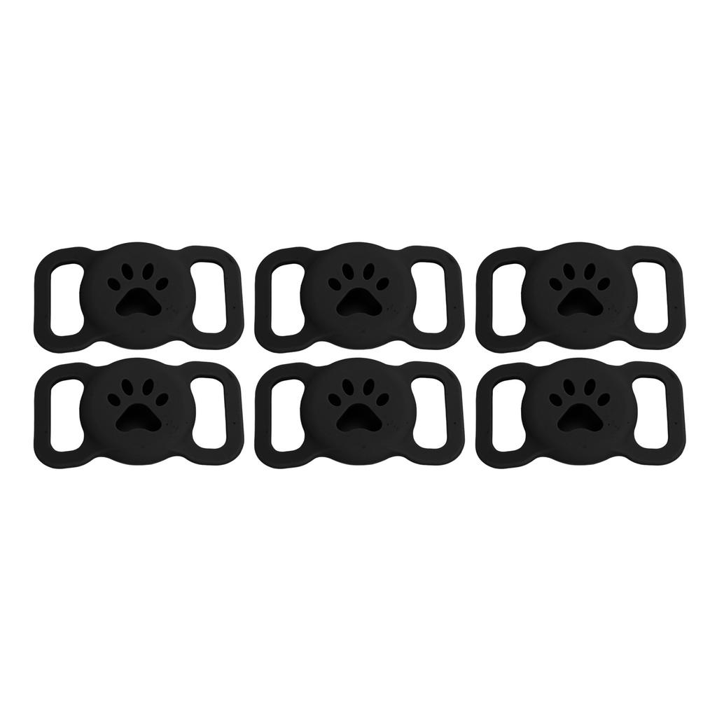 6pcs Pet Collar Holder for Silicone Anti Lost Protective Cat Collars Case for Cat Dog Pet Collar