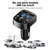 Auto FM Transmitter Bluetooth 5.0 Aux Freisprecheinrichtung Wireless Car Kit Dual USB Autoladegerät Autoradio FM Modulator MP3 Player Adapter