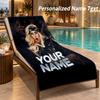 Lady Gaga Custom Name Beach Towel Large Soft Towel for Indoor Bathroom Outdoor Beach