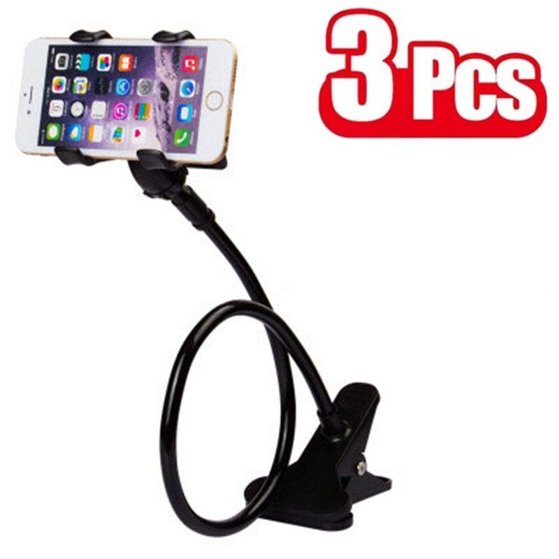 Universal Mobile Phone Bracket Clamp Bedside Desktop  Long Arm Lazy Person Phone Stands Support For iPhone Xiaomi Huawei Samsung