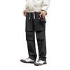 Herren Trendy Lockere Gerade Paratrooper Hose - Vielseitig, Wasserdicht, Kordelzug Jackenhose für Lässigen Outdoor-Gebrauch