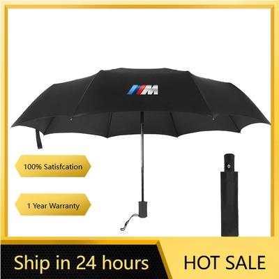 2025 Hot Car Styling Car Logo Business Umbrella Windproof Automatic Threefolding Umbrella Auto Guard Accessories For M BMW E90 E