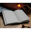 Owl Leather Grimoire Journal Handmade Blank Spell Book of Shadow Leather Sketchbook Travel Notebook Writers Gift For Her Him