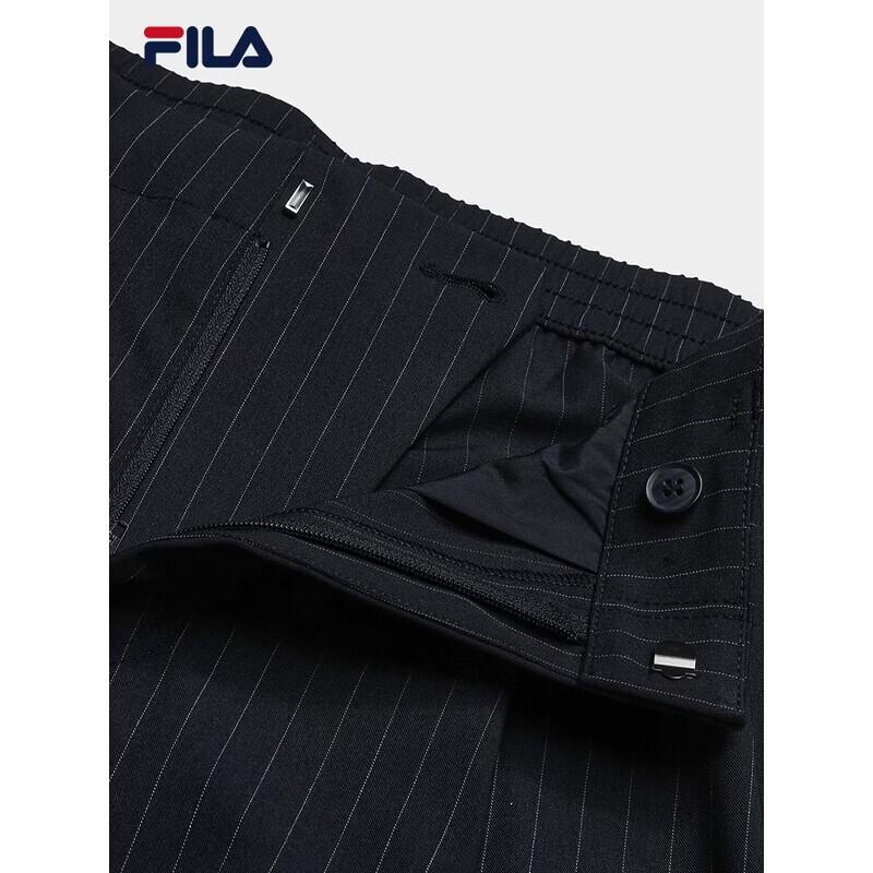 FILA Men's Striped Loose Straight Casual Trousers