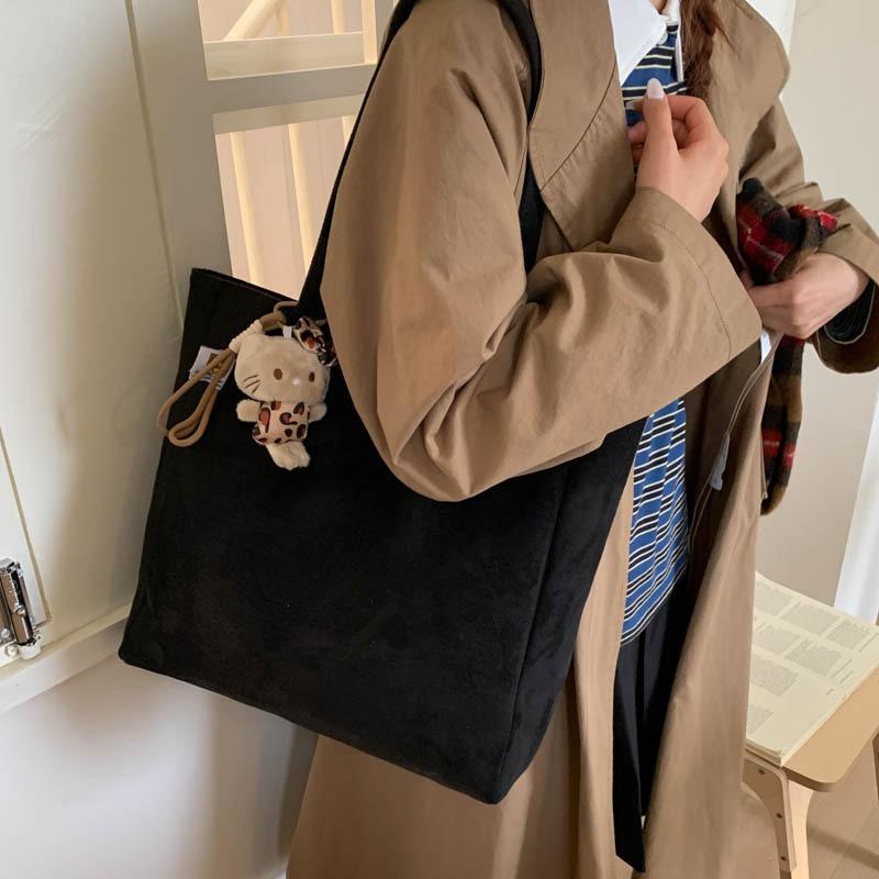 Premium commuter bag women's new trendy retro versatile shoulder bag large capacity tote bag messenger bag