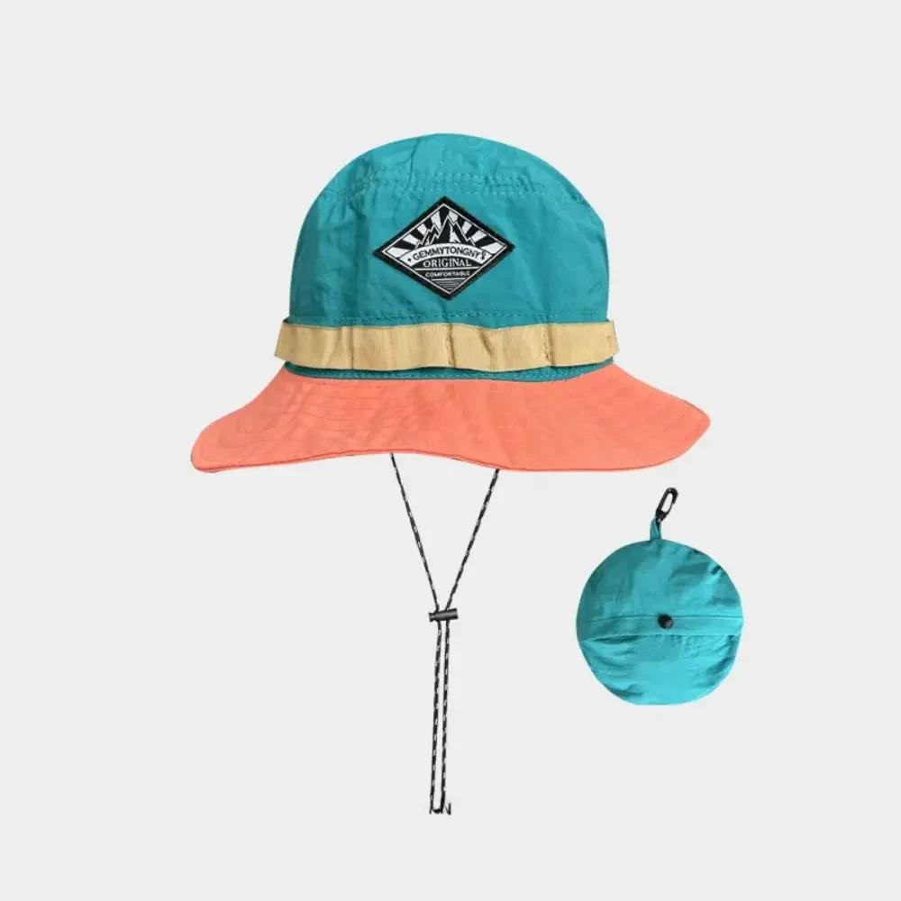 Mountaineering Quick-drying Fisherman Hat Visor Anti-UV Bucket Hat Waterproof Sunscreen Basin Hat Summer