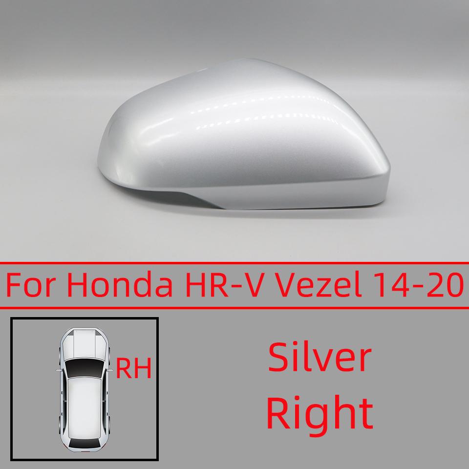 Car Accessories For Honda HR-V Vezel 2014-2020 RU Rearview Mirror Cover Cap Lid Shell Housing Cap Painted White Sliver Red