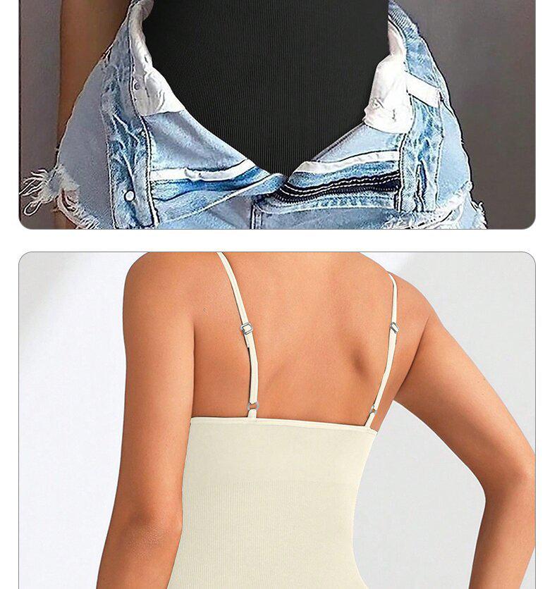 Dams Bodysuit med Öppen Rygg och Trosa med Magekontroll, Midjetränare & Stusslyftare
