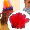 Feather Headband Decoration Headwear for Costume Party Halloween Dance