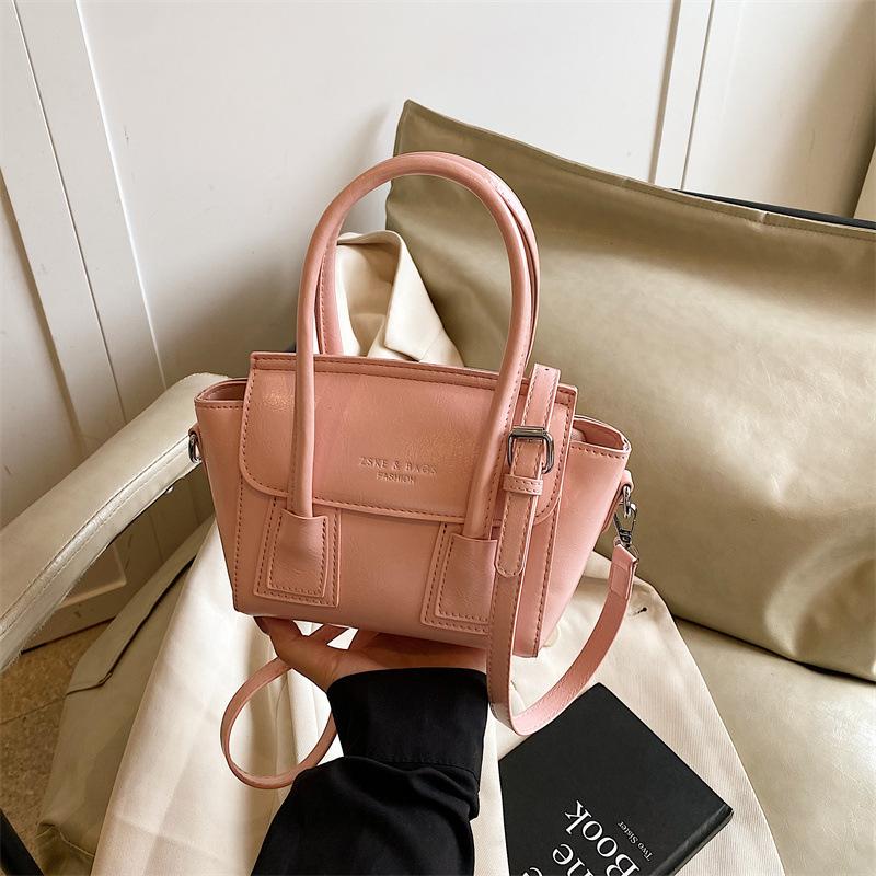 

Нишевый дизайн сумка-крыло женская летняя новая сумочка простая плечевая кроссбоди сумка-овощная корзина розовый