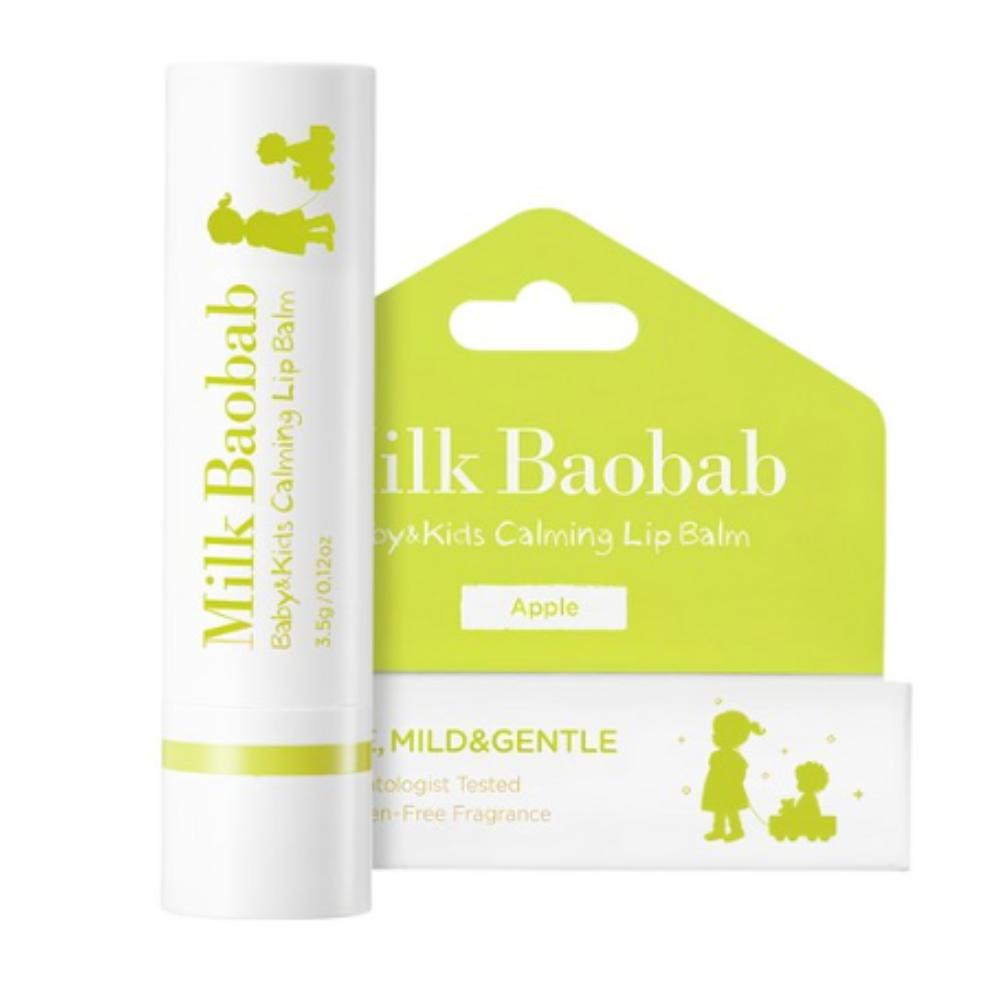 Milk Baobab Baby & Kids Calming Lip Balm Apple Scent 3.5g 2 Pcs