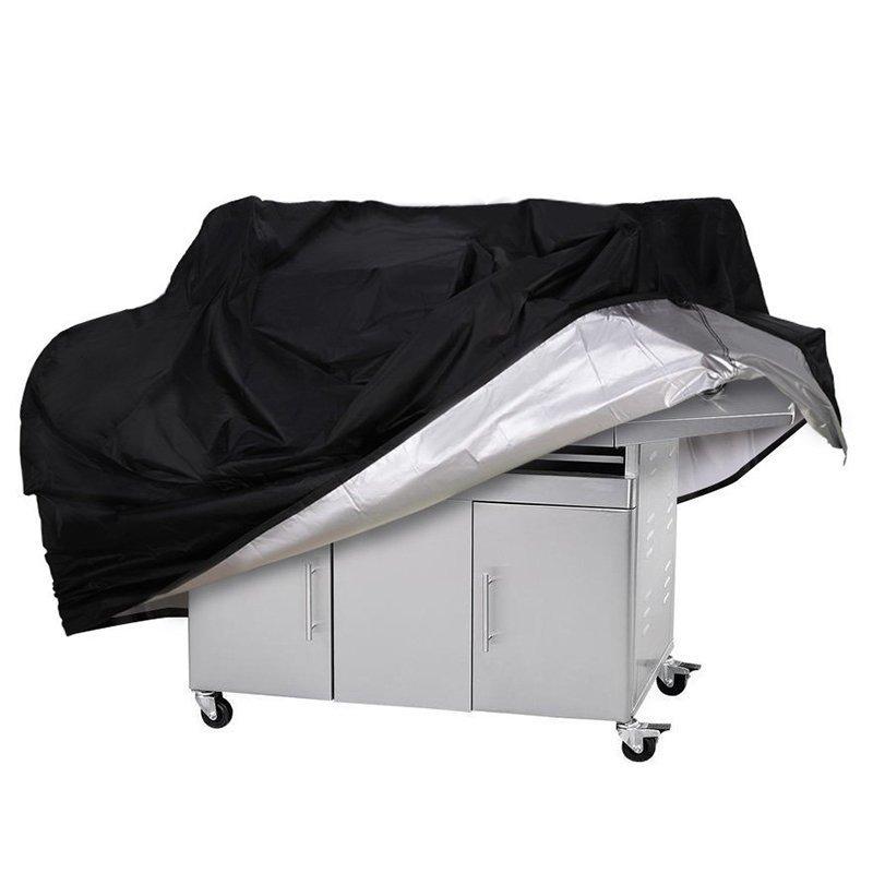 Tarpaulin cover for grill, bike, motorbike, garden furniture XL black
