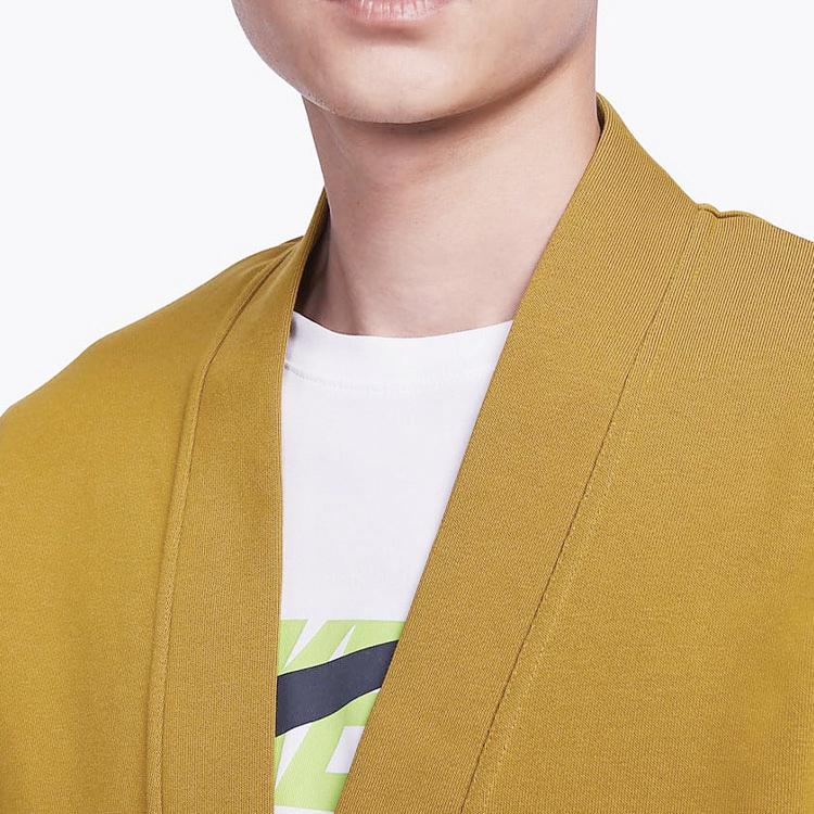 Nike Dri-FIT Standard Issue Solid Color Long Sleeve Knitted Cardigan Men Cardigans Copper FB5465-716