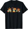 Turkey Reading Books Fall Thanksgiving Teacher Book Lovers T-Shirt
