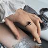 Серебряное кольцо с искусственным гранатом nano 2.165ct, вес изделия 3,19 гр (60002420)