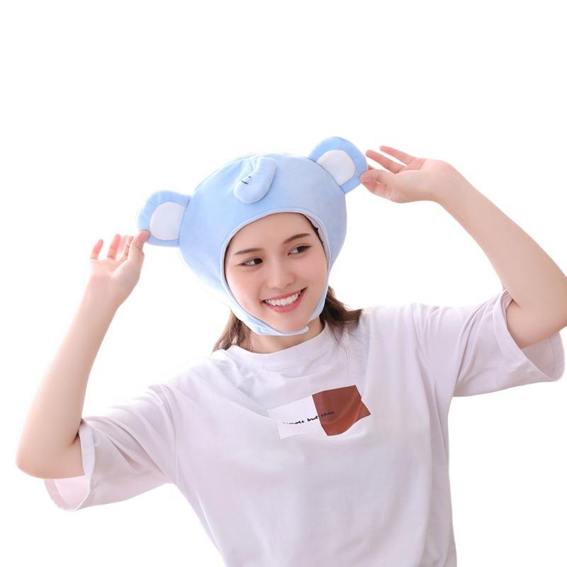 Performance props Short elephant hood hat Photo props Photo props Cartoon hood Plush hat