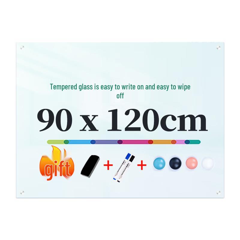 Deli 8736 Magnetic Tempered Glass Whiteboard