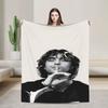 E-Egor Kreed EK Rapper Throw Blanket Cozy Novelty Blanket For Living Room Picnic Flannel Bedspread Bed Cover