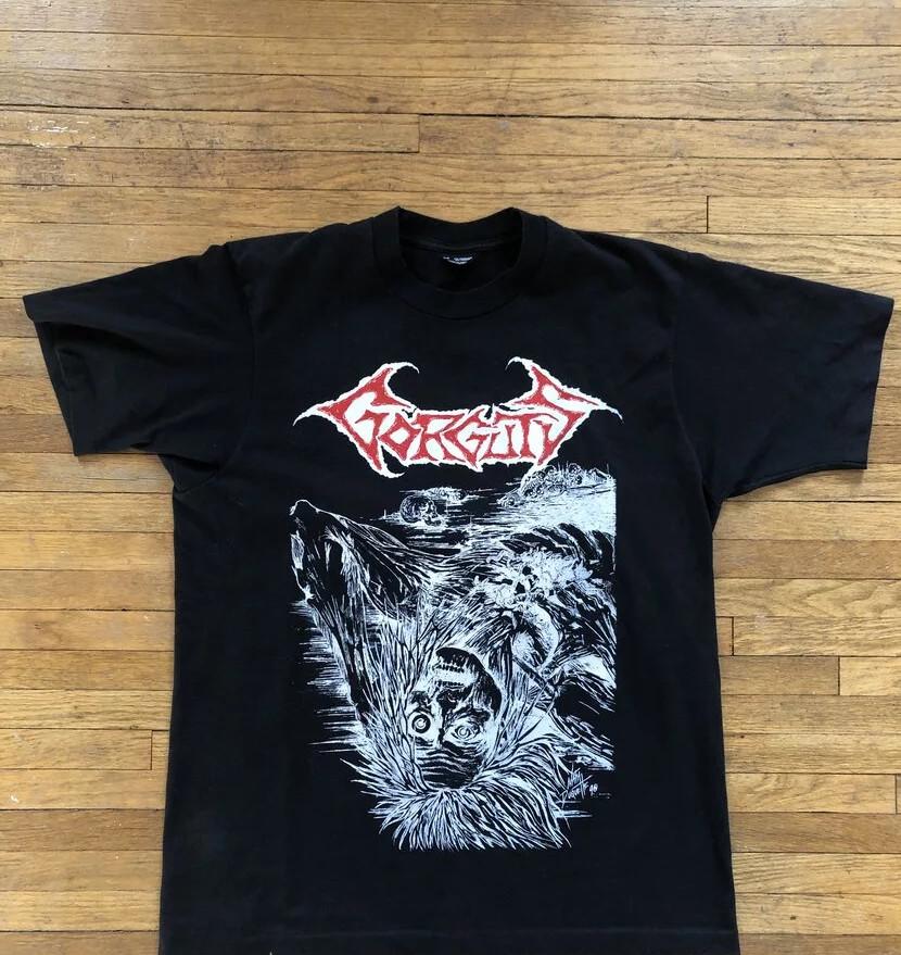 Редкая футболка с логотипом группы Gorguts, американское турне, размеры от S до 5XL 2F1635 S