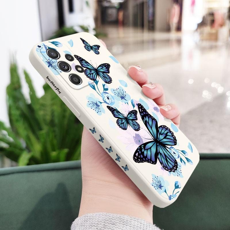 Coque Papillon Aurore Pour Samsung A56 A54 A36 A34 A26 A24 A14 A73 A53 A33 A23 A13 A17 A16 A07 A06 A52 A72 A32 A15 A25 A35 A55 5G