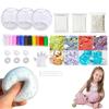 Diy Ručně Vyráběná Míček Proti Stresu Sada na Výrobu Texturovaná Ručně Vyráběné Hračky na Úzkost Balení Úlevy Stisknutí Fidget Materiál Párty R4z6