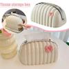 Simple Irregular Cloud Shape Tissue Box with Spring Inside Home Living Room Light Luxury Shell Spring Paper Box Holder