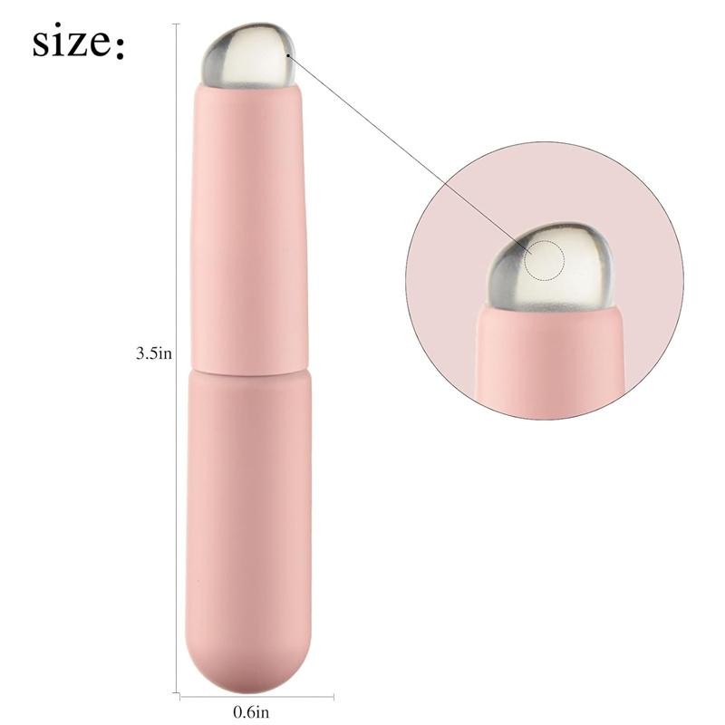 Silikonowy Pędzel do Ust z Pokrywką Kątowe Pędzle do Korektora Pędzle do Błyszczyku Przenośne Okrągła Główka Miękkie Pędzle do Makijażu Narzędzia Pędzel do Ust