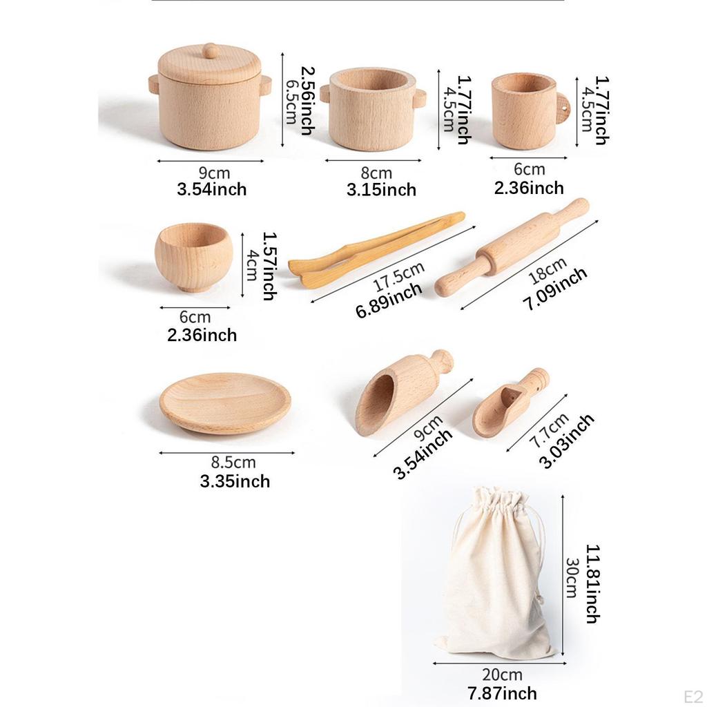 Senzorické nádoby, nástroje, hračky, Montessori přenosová práce, rozvojová vzdělávací hračka s taškou, dřevěné naběračky