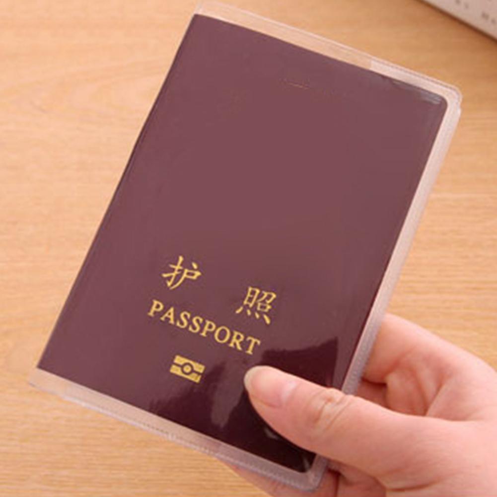 

ПВХ прозрачный защитный чехол для паспорта водонепроницаемый пылезащитный устойчивый к царапинам чехол для паспорта многофункциональный держатель для карт 01