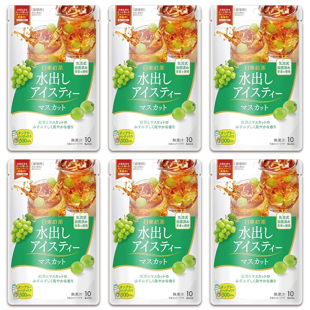 

Mitsui Norin Nitto Tea Cold Brew Iced Muscat Tea 10 bags x 6 packs