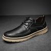 FashionBrand New Mens Genuine Leather Shoes Trend Comfortable Loafer Men Shoes Design British Casual Boat Shoes Men Sneakers Moccasins