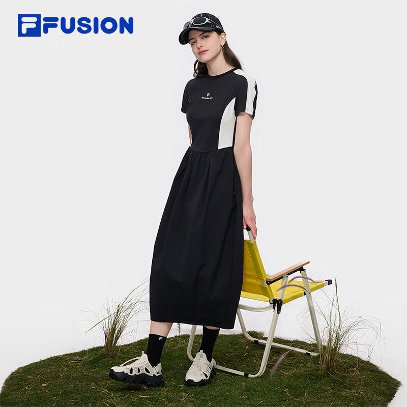 FILA FUSION Women's Spliced Long Dress