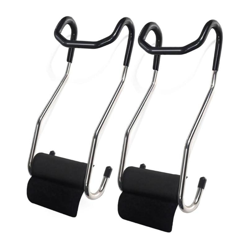 1Pair Dumbbell Spotter Hook Hangers Portable Heavy Power Dumbbells Rack Attachments Dumbbell Hook Barbell Attachments 1