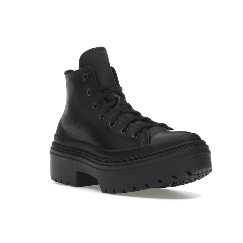Converse Chuck Taylor All Star кроссовки на платформе с выступами, черные женские A10369C