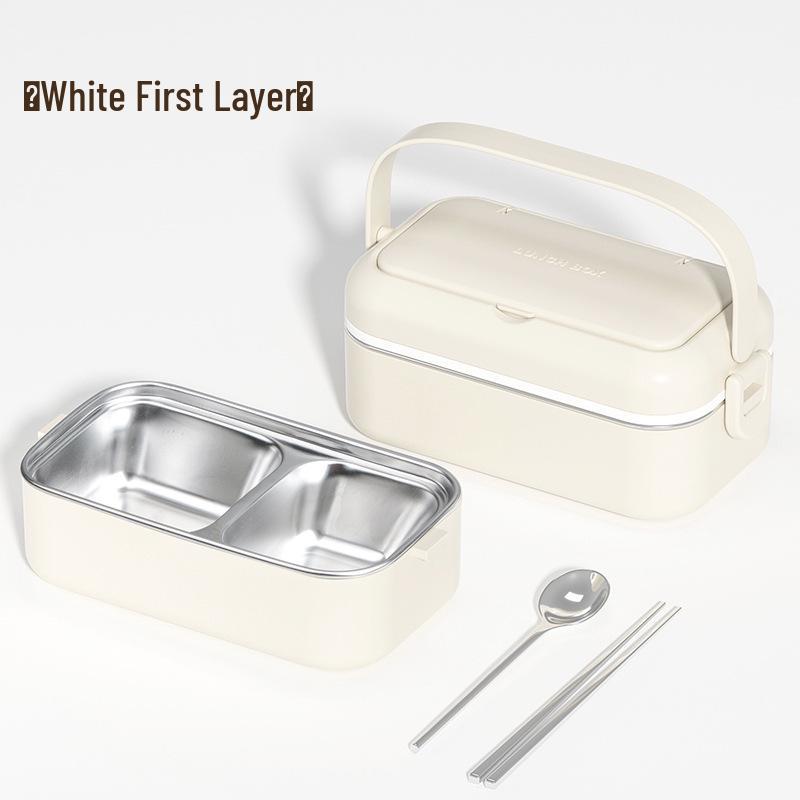 Caixa de Bento Almoço Isolada Multicamadas Estilo Japonês com Aço Inoxidável 304 para Micro-ondas para Trabalhadores de Escritório