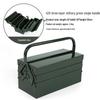 Qiyao Multifunctional Stainless Steel Toolbox with Three-Layer Storage