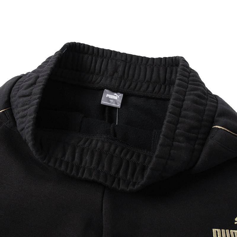 Puma Sports Lifestyle Series Casual Mid-Rise Drawstring Knit Pants Women Bottoms Black 680150-01