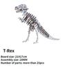 Wooden T-Rex 3D Puzzle Model Laser Version Diy Children'S Educational Simulation Kindergarten Gifts Back To School Season Gifts