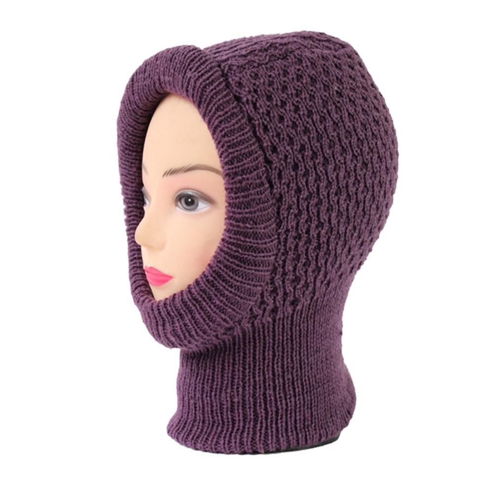

Thickened Balaclava Hat Windproof Warm Hat Fashion Cycling cap Winter фіолетовий