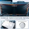 Car Umbrella Sunshade: Heat Insulation & Blackout Curtain for Windshield