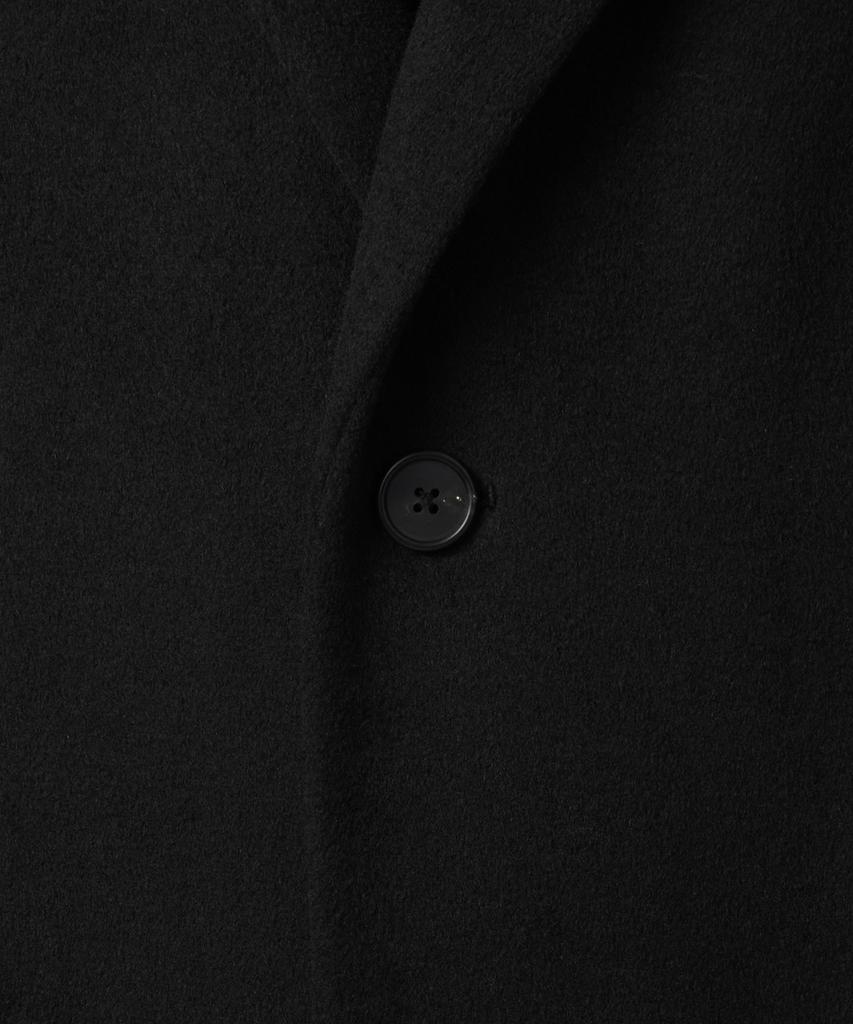 Musinsa Standard Cashmere Blend Masculine Chesterfield Long Coat [Black]