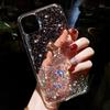 Clear Glitter Star Soft TPU Silicone Phone Case For iPhone 14 13 12 11 Pro Max Plus 14promax 13pro 12pro 11pro Bling Sequin Back Cover Shell
