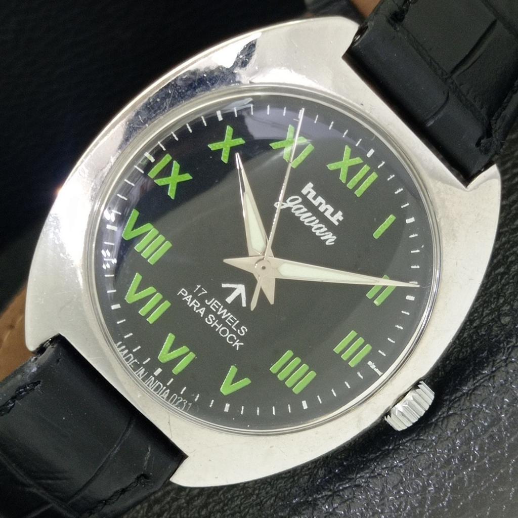 

HMT JAWAN ВИНТАЖНЫЕ МЕХАНИЧЕСКИЕ ИНДИЙСКИЕ МУЖСКИЕ ЧАСЫ С ЧЕРНЫМ ЦИФЕРБЛАТОМ a700265-5 R202-a700265