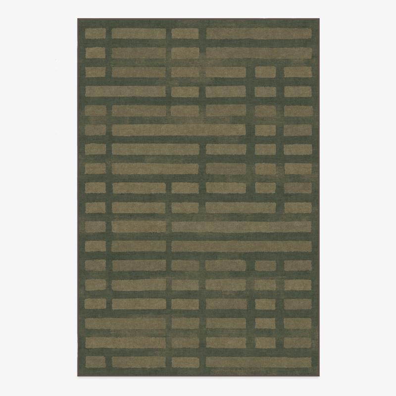 

Modern Minimalist Geometric Pattern Plush Rug Warm Beige Versatile Home Carpet for Living Room Bedroom European Floor Mat 50x80cm