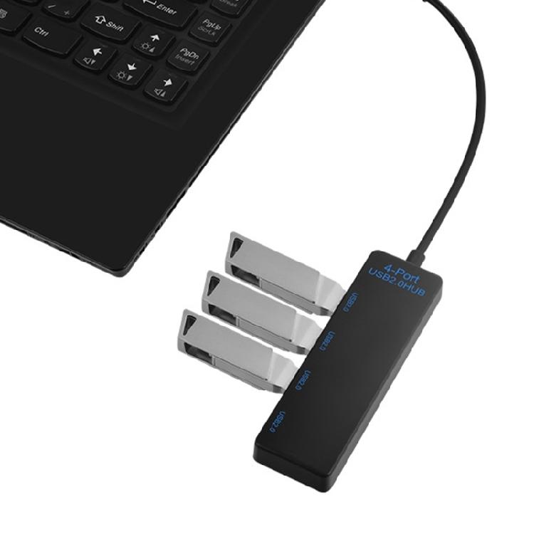 MultiPorts USB Hub 4Outputs Splitter USB Expander For Seamlessly Connection Of Peripherals Like Mouse And Keyboards