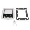 High Quality Stainless Steel Toolbox Lock RV Handle Latch Paddle Lock with 2 Keys for Trailer Truck Rustproof High Hardness Sturdy and Reliable
