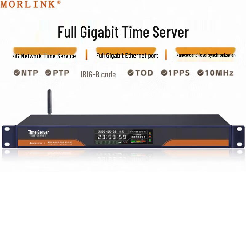 

MORLINK Gigabit PTP/NTP Server with GPS/BeiDou & Rubidium Atomic Clock