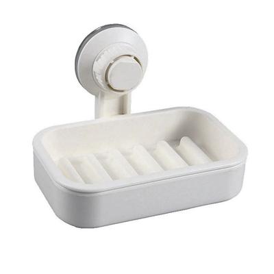 Shower Soap Holder Suction Cup Soap Dish Wall Mounted NO-Drilling Soap Tray Powerful for Shower Bathroom Bathtub Kitchen Sink