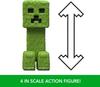 Mattel Minecraft Action Figure Accessory Set Creeper Posable Character Collectible Inspired by the Minecraft Movie & 4-inch